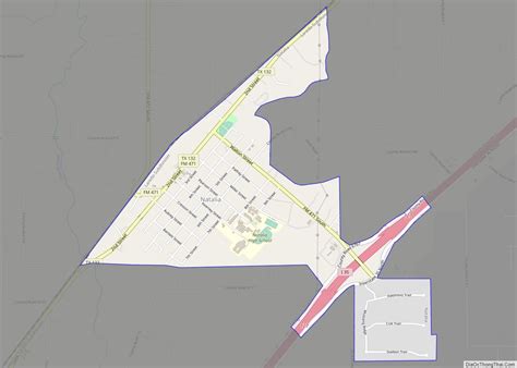 Map of Natalia city