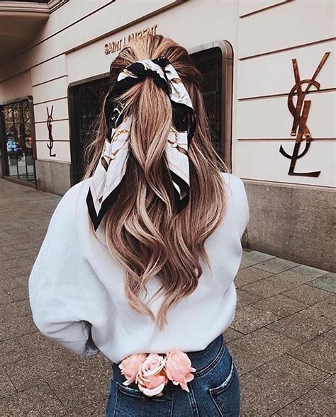 21 Pretty Ways To Wear A Scarf In Your Hair