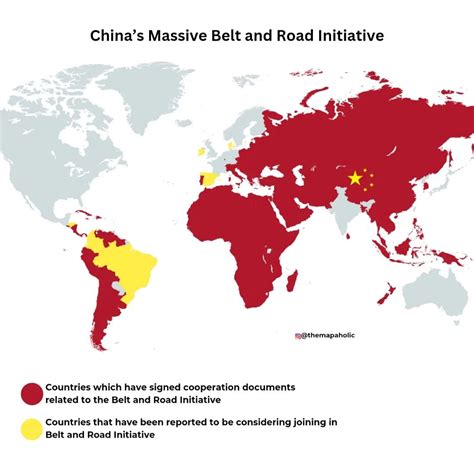 China’s Massive Belt and Road Initiative - Maps on the Web