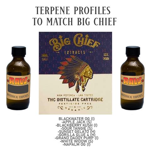 Big Chief Terpenes - Raw Botanicals Inc.