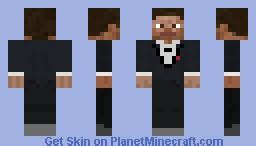 Tuxedo Steve Minecraft Skin