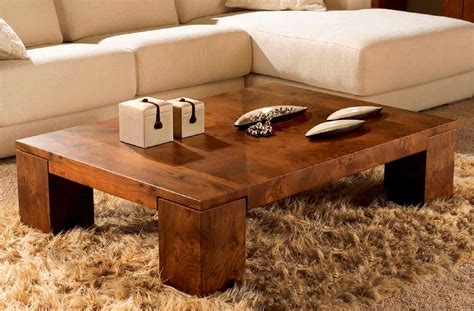 Natural Solid Wood Coffee Table - Costa Rican Furniture
