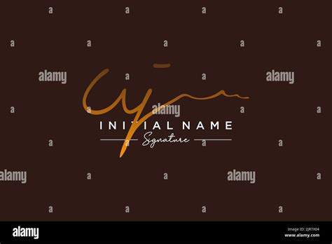 UJ signature logo template vector. Hand drawn Calligraphy lettering ...