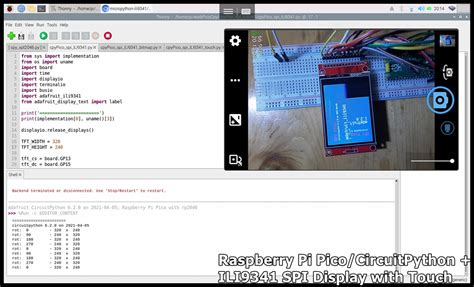 Raspberry Pi Pico / CircuitPython + ILI9341 SPI Display com toque - Cap Sistema