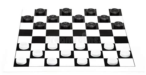 8x8 Checkers Board Isolated On White Background Stock Photo - Image of chessboard, desk: 39056468