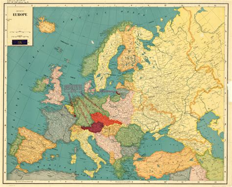 Political Map Of Europe 1939