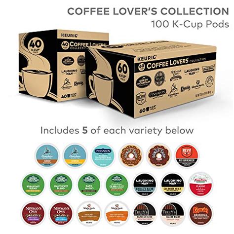 Keurig Coffee Lovers’ Collection Variety Pack, Single Serve K-Cup Pods ...