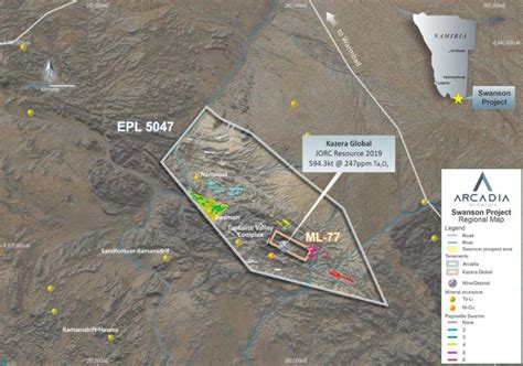 Swanson Tantalite Project - Arcadia Minerals