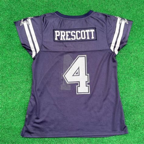 Dallas Cowboys Jersey Prescott Sz L - Depop