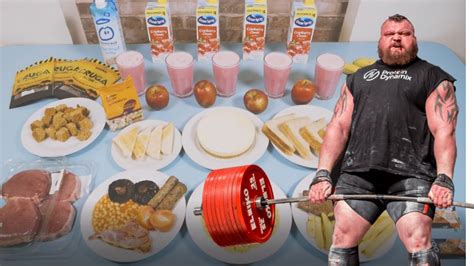 Eddie "The Beast" Hall explains his 12,500 calorie Strongman diet! 😱 ...