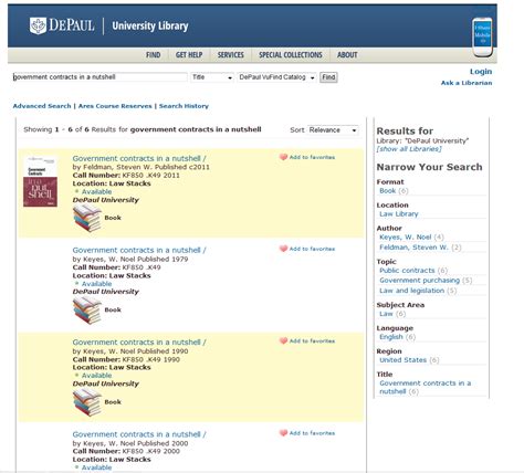 Finding Books - Guide to Library Services for Law Review and Law Journals - Guides at DePaul ...