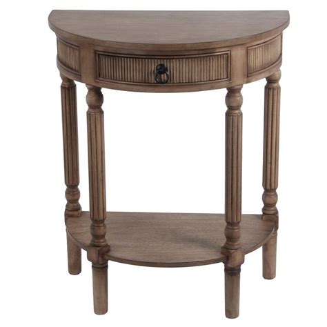 Half Round Table With Drawer | donyaye-trade.com