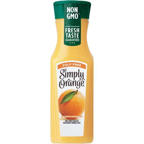 Simply Orange Pulp Free Orange Juice, 11.5 fl oz - Walmart.com ...