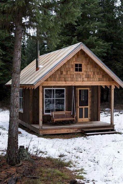 How To Build A Tiny Off Grid Cabin For $2k | Small log cabin, Small ...