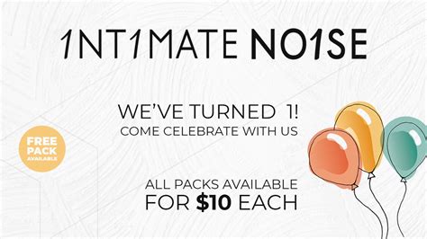 Intimate Noise offers all their packs for $10 each