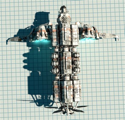 3d model scifi ship