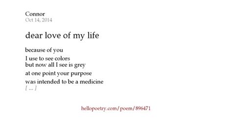 Love of my life Poems