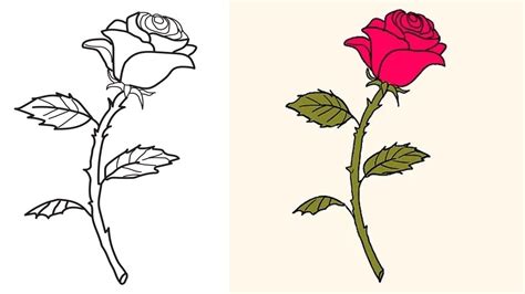 How To Draw A Realistic Rose For Beginners / My philosophy is to teach ...