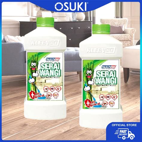 2 x KLEENSO Serai Wangi Liquid Wax Floor Cleaner 1 Litre