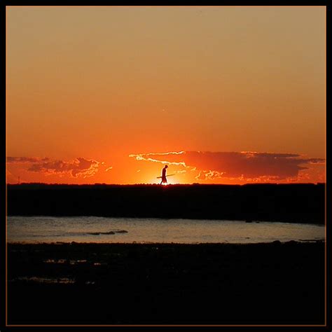 sunset fisherman | Shooting this evening with a borrowed cam… | Flickr