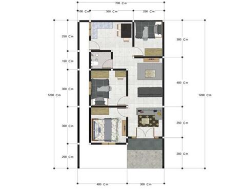 10 Denah Rumah Minimalis 3 Kamar Terbaru untuk Keluarga