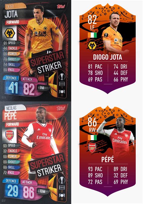 Remaking Match Attax as Fifa cards parts 5 and 6: Jota and Pépé ...