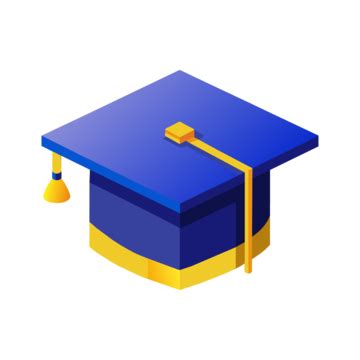 Gold Graduation Cap Vector, Sticker Clipart Golden Cap With Bubbles At Graduation Cartoon ...