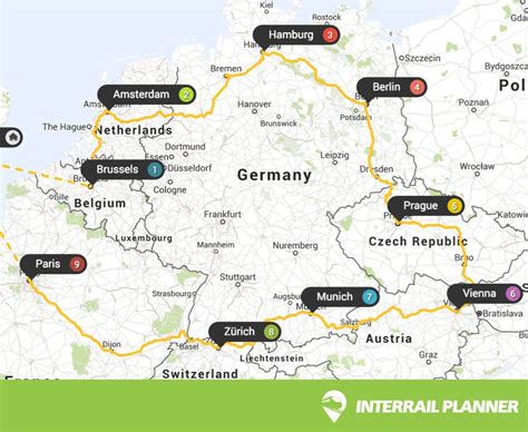 Interrail Planner | Interrail planner, Trip planning app, Trip planning