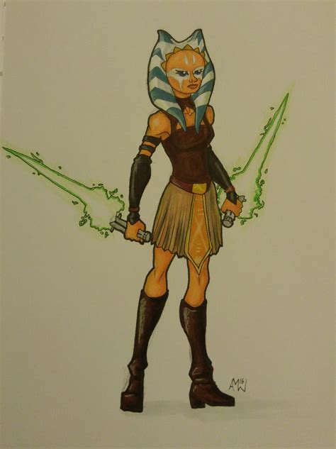 Concept Art Ahsoka by Dragonanne on DeviantArt