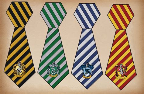 Printable Harry Potter Ties