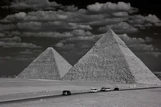 Giza Pyramids | Giza Pyramids, Egypt. Infrared iBook | www.d… | Flickr