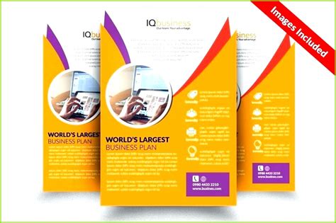 3 Publisher Vorlagen Flyer - MelTemplates - MelTemplates