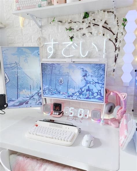 15 All-White Gaming Setup Ideas to Inspire Your Next Build | Displate Blog