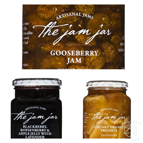 Label design for The Jam Jar by Mercia M Designs | Gooseberry jam, Jar, Jam jar