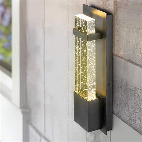 Bubble Glass LED Indoor Outdoor Wall Sconce Light, 12W, Dimmable, 4000 – LEDMyplace