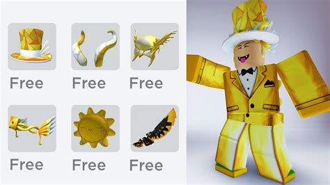 GET 15 + FREE GOLD ITEMS ON ROBLOX NOW! 🔥 - YouTube