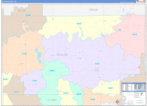 Maps of Taylor County Wisconsin - marketmaps.com