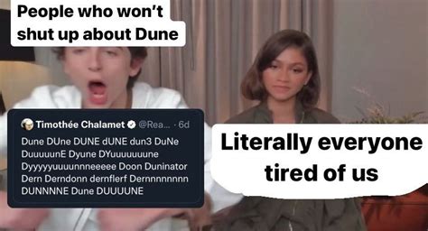 Dune Meme | Dune book, Dune, Timothee chalamet