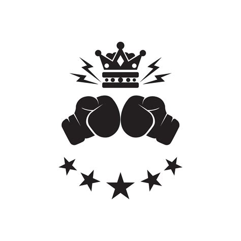 boxing gloves logo vector icon illustration 15158787 Vector Art at Vecteezy