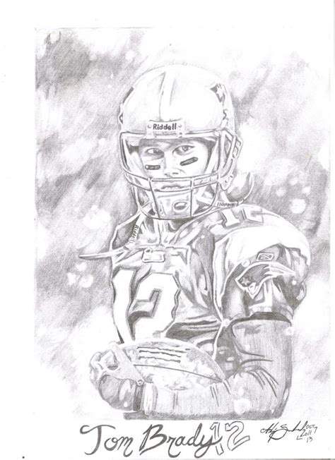 Tom Brady Drawing at GetDrawings | Free download