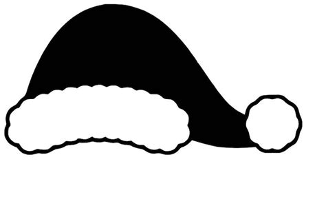 Santa Hat SVG Cutting File - Etsy