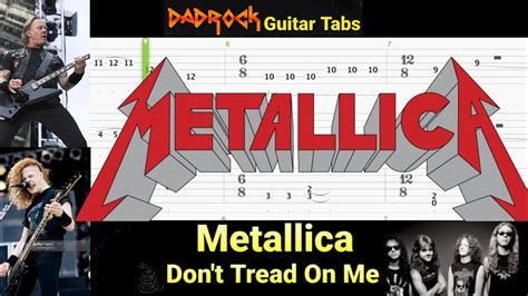 Don't Tread On Me - Metallica - Guitar + Bass TABS Lesson - YouTube