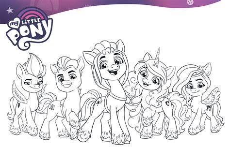 My Little Pony: A New Generation movie coloring pages - YouLoveIt.com