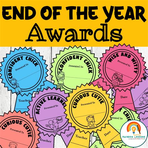 End of the Year Awards | End of the Year Activity | Made By Teachers