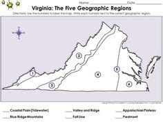 Blank Map Virginia Regions