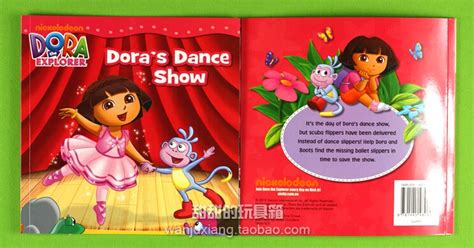 DORA the Explorer bookDORAS DANCE SHOW baby book for fun girl's gift ...