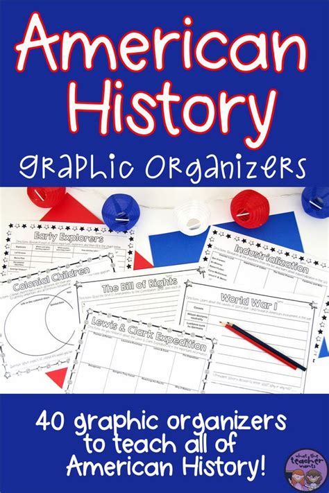 American History Graphic Organizers | History graphic organizers, Teaching american history ...