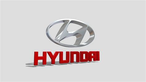 Hyundai Cars Logo - Download Free 3D model by Emilio.Gallo [7bc340b] - Sketchfab