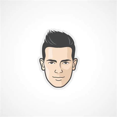 ᐈ Handsome male faces stock vectors, Royalty Free handsome man face ...