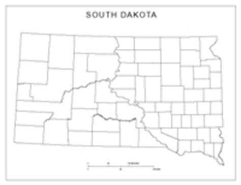 South Dakota Elevation Map